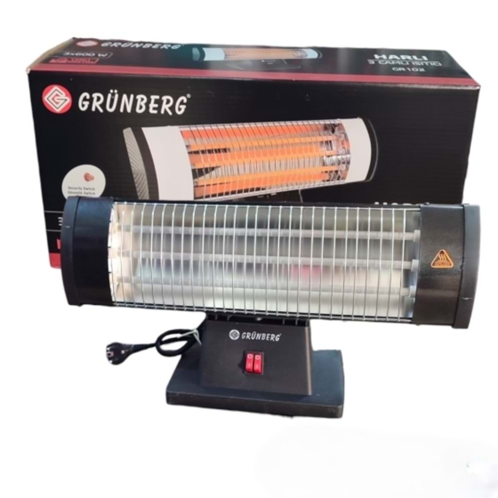 Grünberg Gr102 Harlı 3 Çubuklu Elektrikli Soba