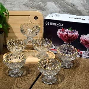 Herencıa Manolya 6 Lı Dondurmalık Ağız Boyalı (6 Paket)