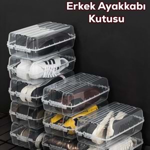 Porsima 3207 Erkek Ayakkabı Kutusu (10 Adet)