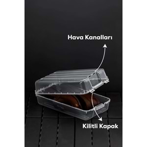 Porsima 3207 Erkek Ayakkabı Kutusu (10 Adet)