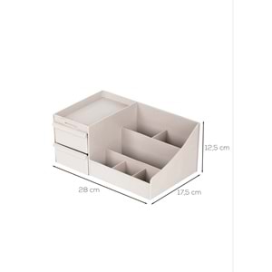 Porsima 5305 Kapiçino Makyaj Organizeri