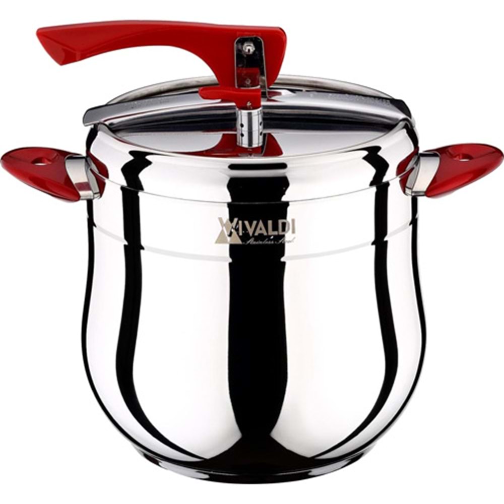 Vivaldi 13 Lt Orkide Klasik Düdüklü Tencere (4 Adet)