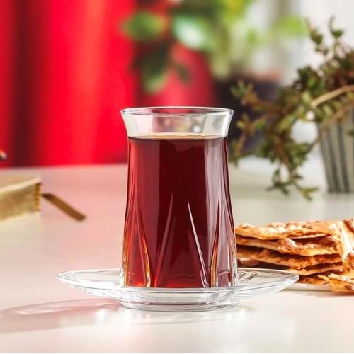 Lav Zoe327E 6 Lı Çay Bardağı (8 Paket)