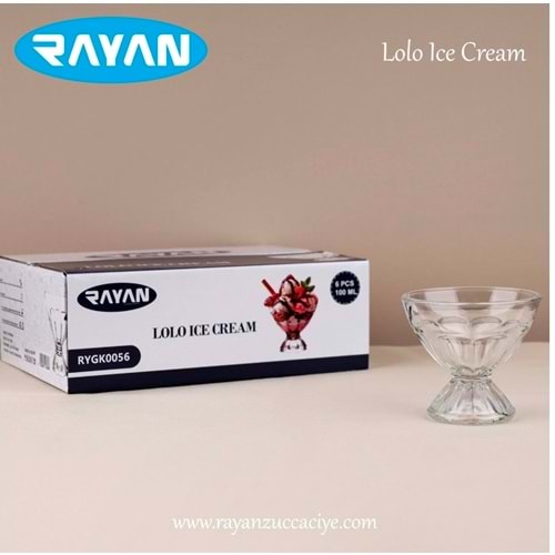 Rayan Lolo Ice Cream 6 Lı Dondurmalık (8 Paket)