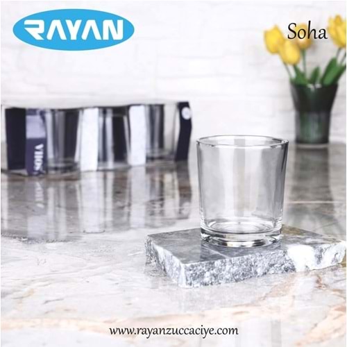 Rayan Soha 6 Lı Meşrubat Bardak (8 Paket)
