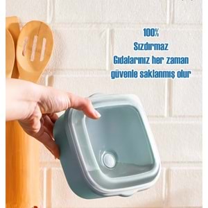 Porsima 5316 5317 Kare 3 Lü Saklama Kabı 0,5/0,9/1,5 Lt