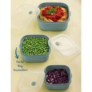 Porsima 5316 5317 Kare 3 Lü Saklama Kabı 0,5/0,9/1,5 Lt