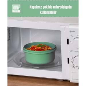 Porsima 5319 Yuvarlak 3 Lü Saklama Kabı Mavi 0,8/1,3/2 Lt