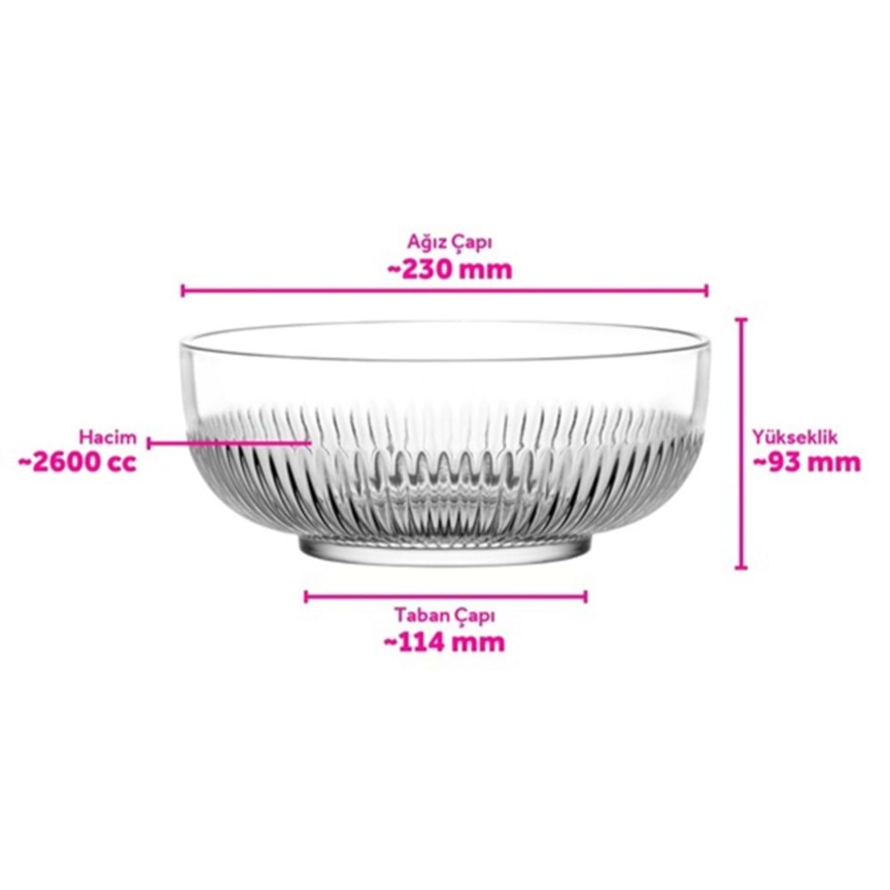 Lav Tok295R4 Tekli Salata Kasesi (4 Paket)