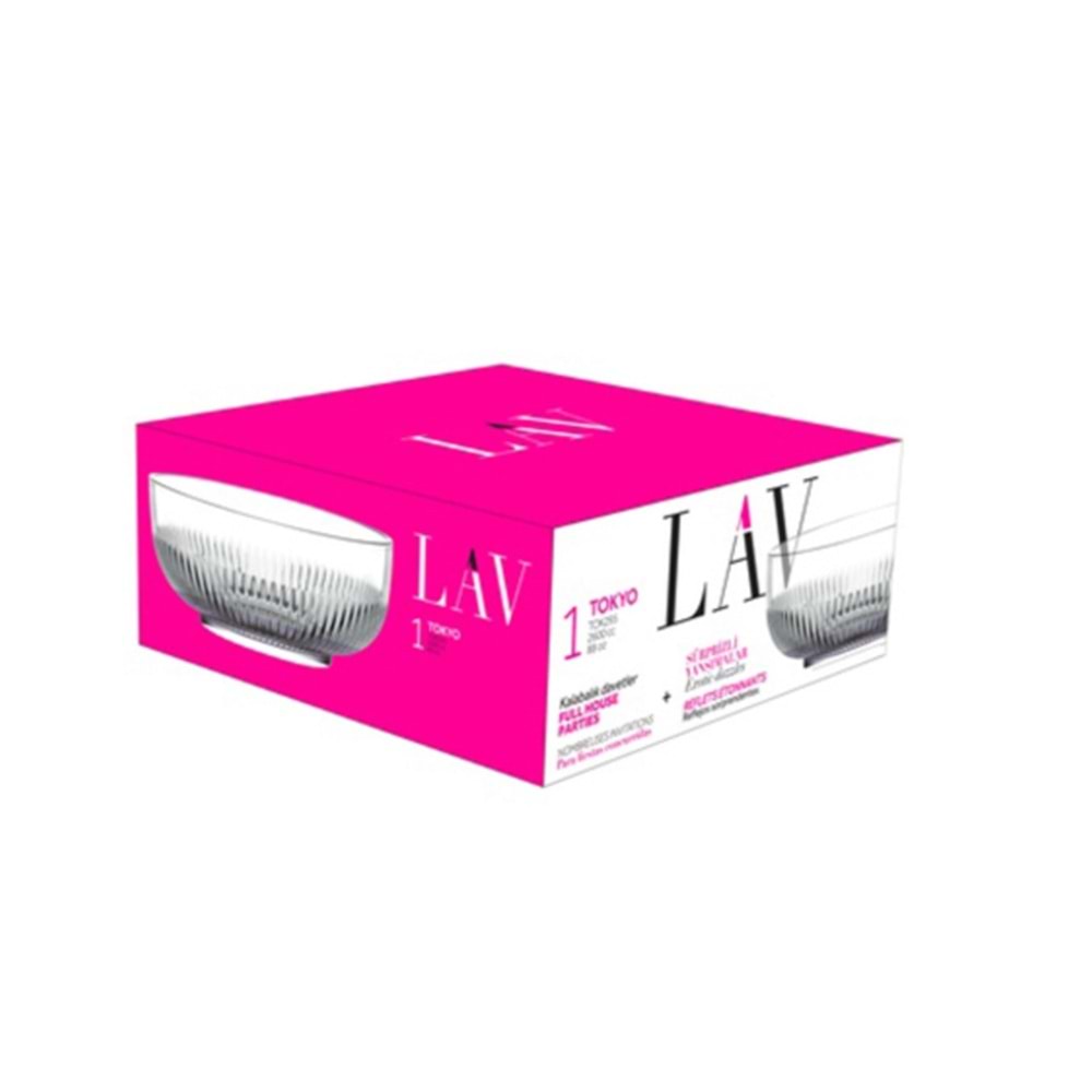 Lav Tok295R4 Tekli Salata Kasesi (4 Paket)