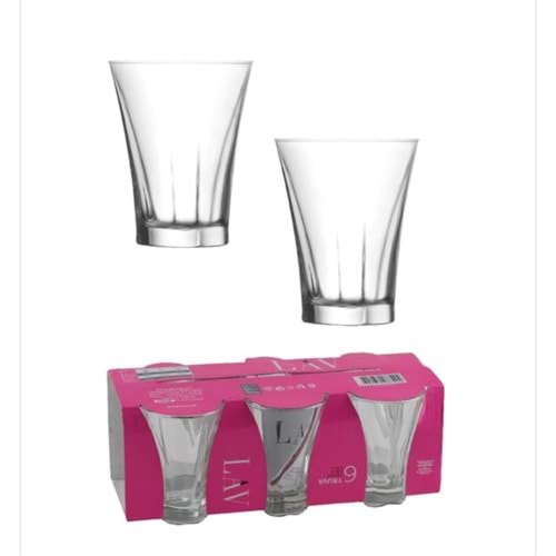 Lav Tru309E 6Lı Kahve Yanı Bardak (8 Paket)