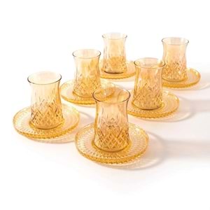 Vanes O327 12 Parça Zelazo Çay Seti Oranj (6 Paket)