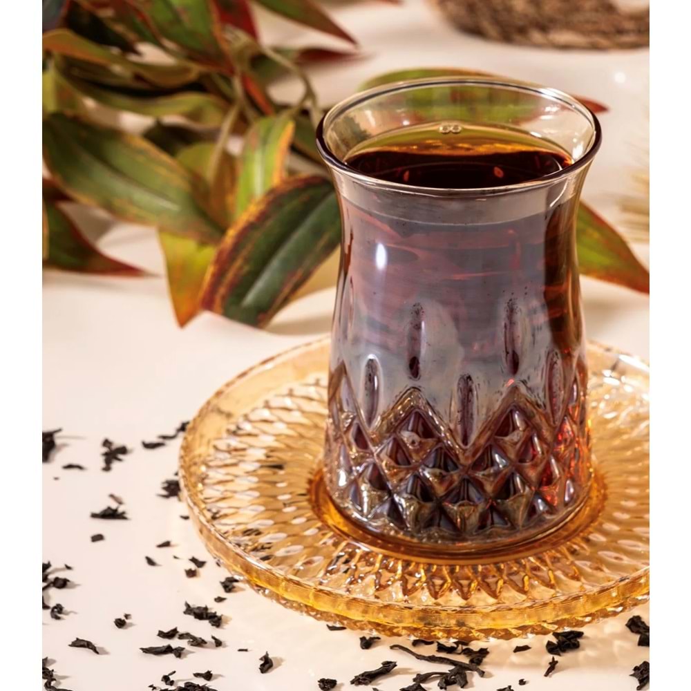 Vanes O327 12 Parça Zelazo Çay Seti Oranj (6 Paket)