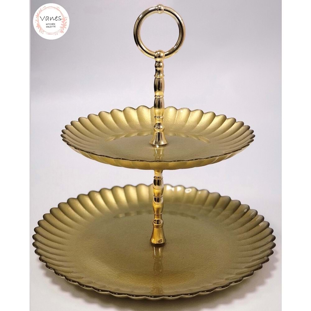 Vanes VNS11021 Lax Katlı Kurabiyelik Altın (8 Paket)