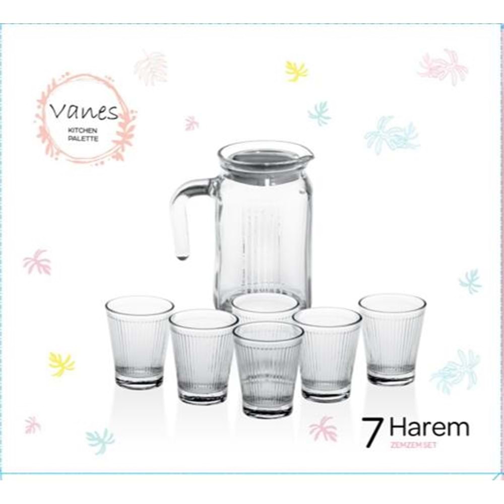 Vanes Harem 7 Parça Zemzem Seti (6 Paket)