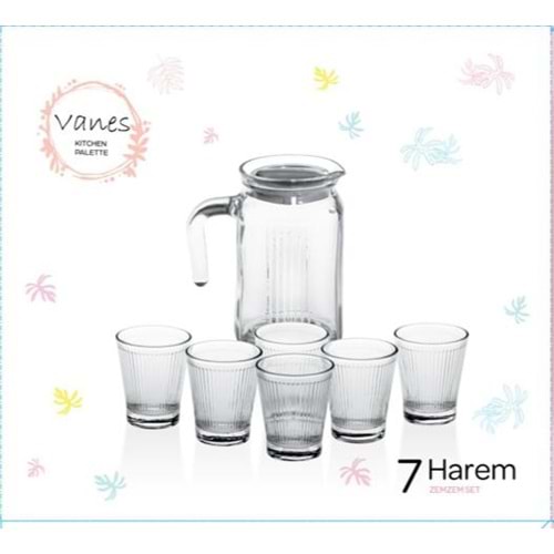 Vanes Harem 7 Parça Zemzem Seti (6 Paket)