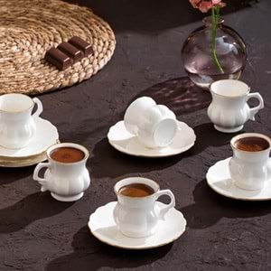 Perotti 4311 Yaldızlı Fincan Takımı 11914 (18 Paket)